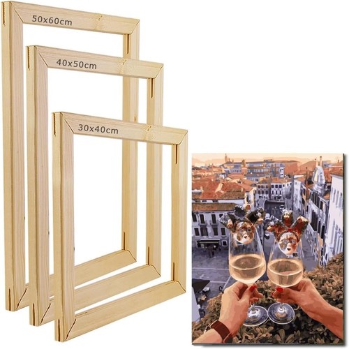 Diy canvas frame kit wooden - canvas,