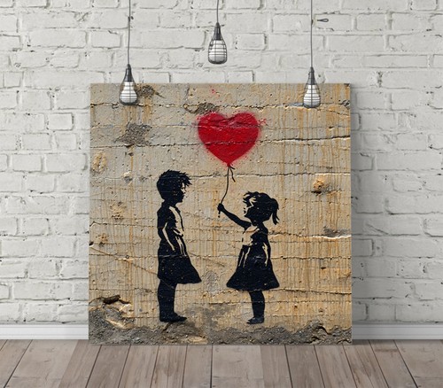 Banksy valentine graffiti - banksy,