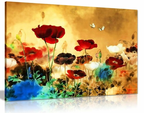 Chinese canvas art - canvas, floral