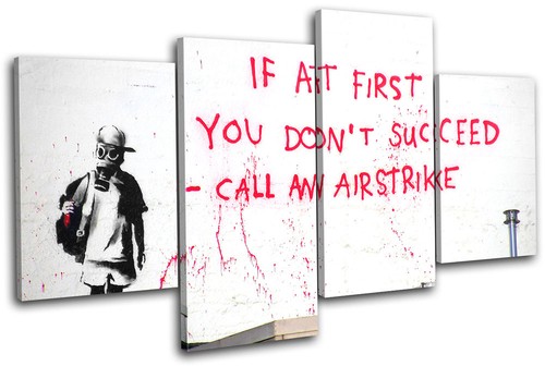 Airstrike banksy street - airstrike,