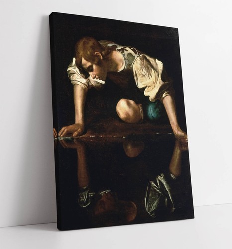 Caravaggio narcissus canvas - narcissus, -canvas