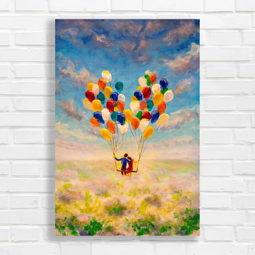 Abstract colourful baloons - abstract,