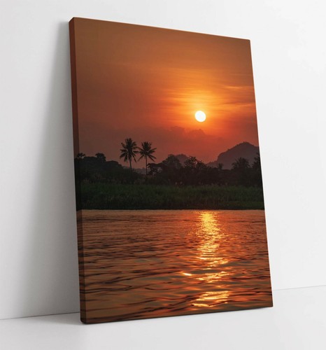 Sunset canvas wall - wall, float