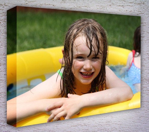 Canvas print your - photo, on