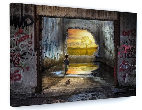 Banksy style kids - banksy, graffiti