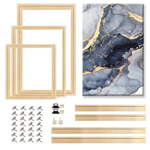 Natural wooden picture - wooden, frame