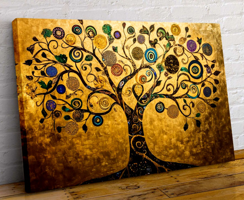 Gustav klimt tree life - of,