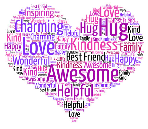 Personalised love heart print - love,