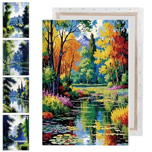 Water landscapes canvas wall - canvas,