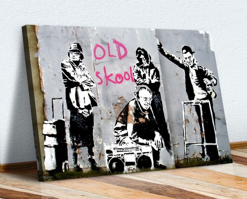 Banksy old skool - old, school