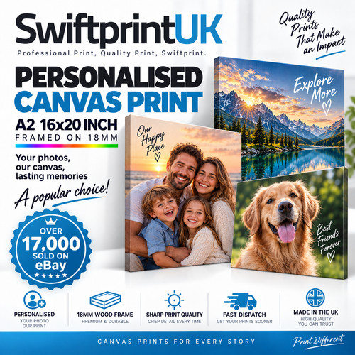 Canvas print personalised wall - print,