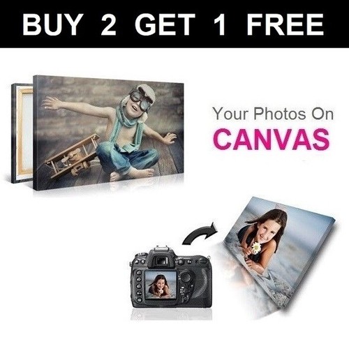 Personalised photo canvas - on,