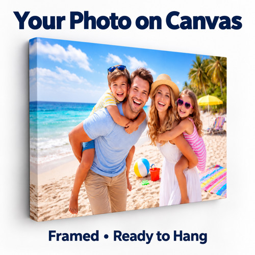 Custom photo canvas print - photo, to