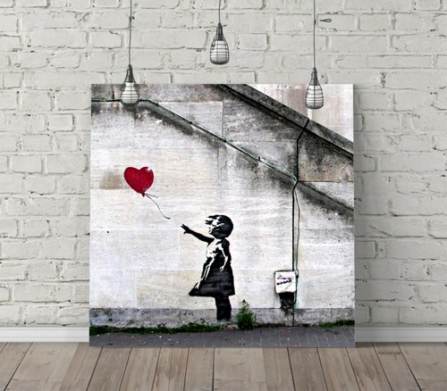 Banksy balloon girl square - banksy,