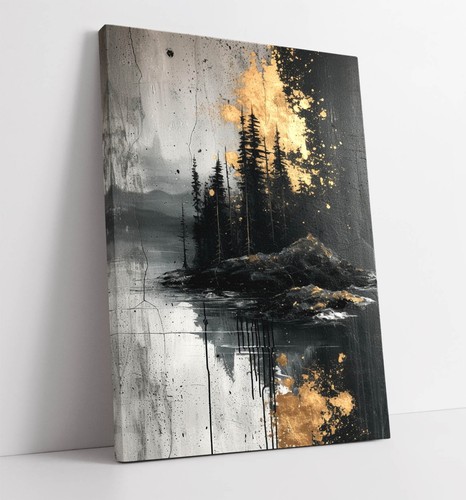 Abstract black and - black, forest