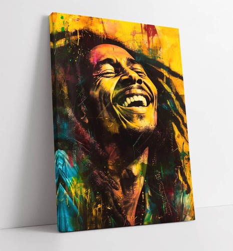 Bob marley smiling - smiling, painting