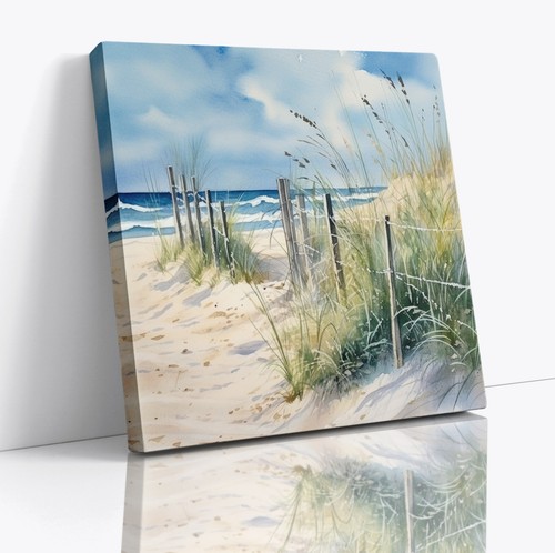 Seascape beach canvas painting - seascape,