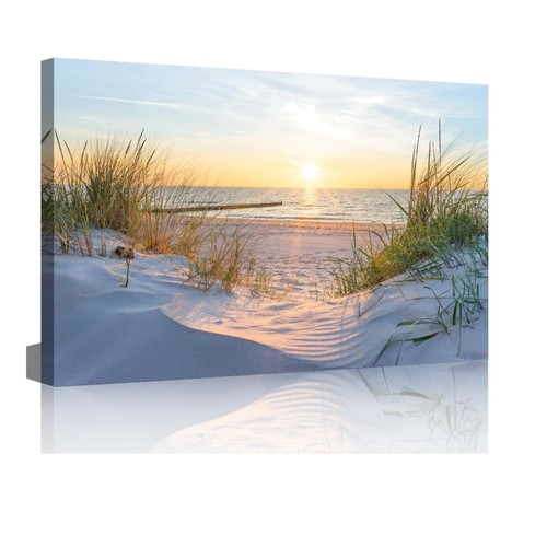 Beach wall art canvas - art,